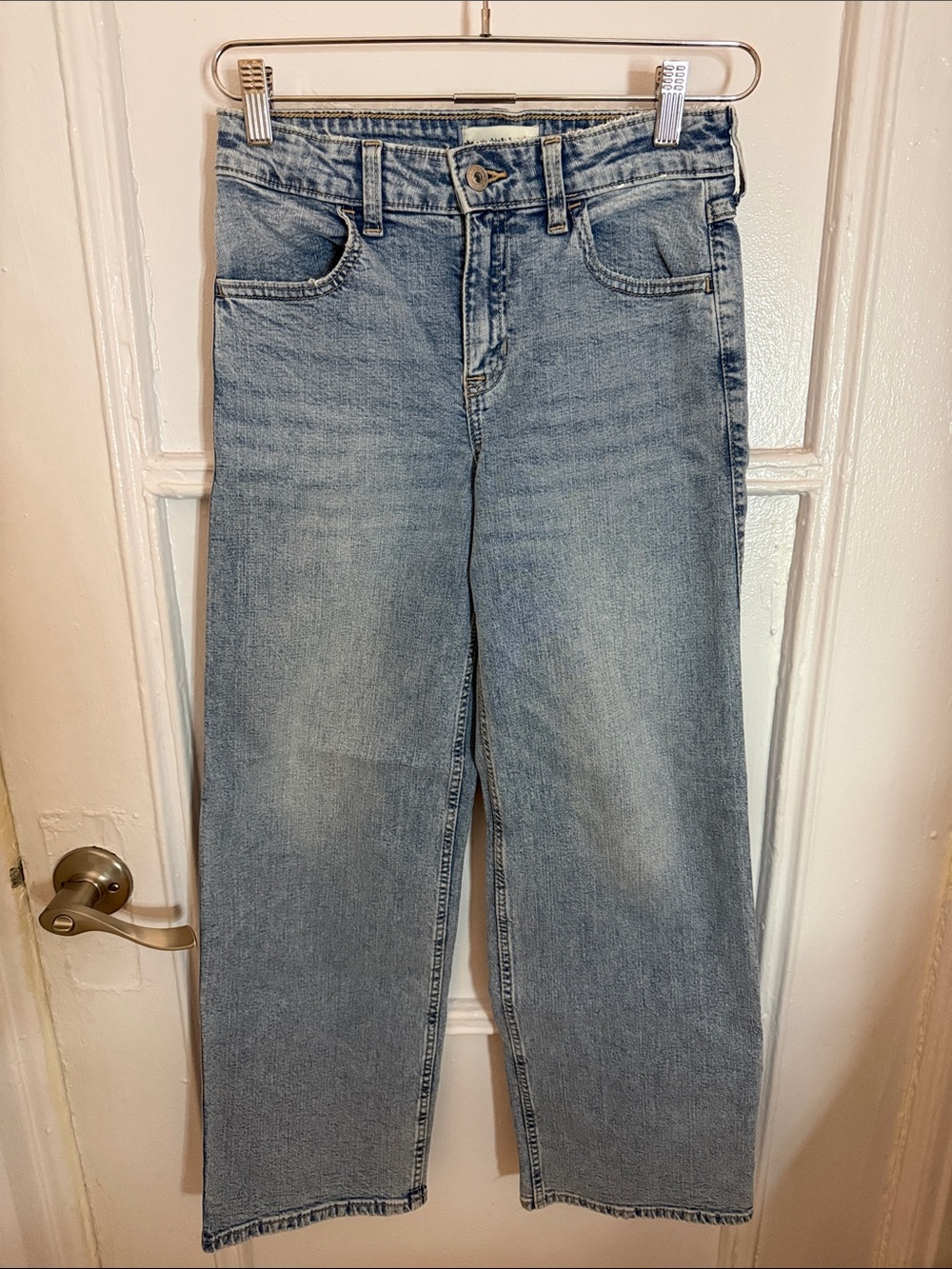 abercrombie kids Light Blue Straight Leg Jeans